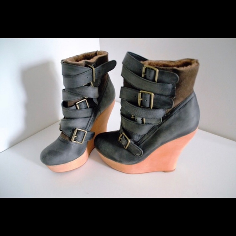 Jeffery Campbell wedged booties